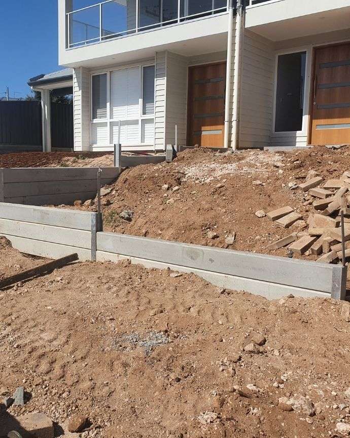 Retaining wall project adelaide 1